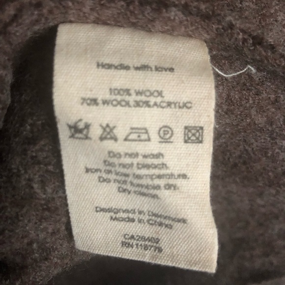 Boiled Wool Women’s Size S Sweater/Jacket - Picture 3 of 3